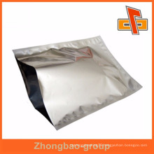 PET/ALU/PE small silver heat sealing mylar bags with QS certification